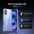 UGREEN Crystal Clear Air Bag Series Mobile Phone Case for iPhone 16 for iPhone 16 Pro Max for iPhone 16 Pro for iPhone 16 Plus. 