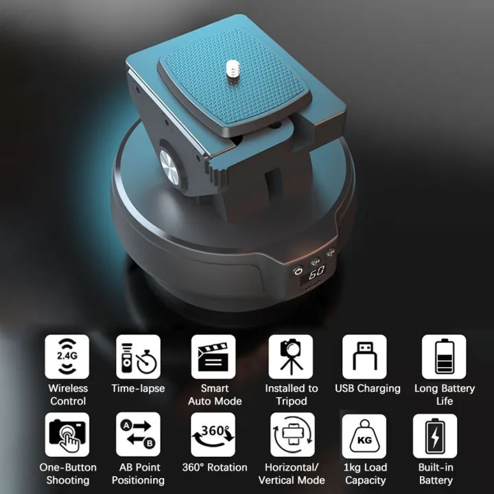 YT1200%20Motorized%20Pan%20Tilt%20Head%202-axis%20Panoramic%20Head%20360%EF%BF%BD%20Rotation%20Panoramic%20Tripod%20Head%20-%20black%20-%20Image%206