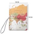 Passport Protective Case World Map Travel Abroad PC901E. 