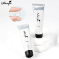 Monja 20g Solid Non Stick Nail UV Builder Gel for Fake Tips Extension Adhesive Clear Glue Acrylic Fast Drying Nail Art Tools. 