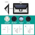 Solar Outdoor 24 LED Lighting Night Lampion 3 Mode Super Bright Security Motion Sensor Wall Lamp Waterproof IP65 Yard Light. 