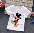 Childrens T-Shirt Mickey Mouse Children For Boys A Boy Girls Kids Kids Shirts Child Baby Toddler Cartoon Tee Tops Clothing Short. 