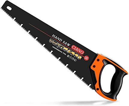Hand Saw Plastic Handle 18' Turbo Cut professional  perfect for sawing, pruning, gardening, trimming and cutting wood