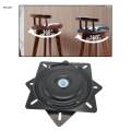 Bar Stool Swivel Replacement, Chair Swivel Base, Rotating Turntable Hardware Steel Seat Swivel Base, Bar Stool Swivel Mount Plate, for Table. 
