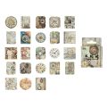 46 s/packVintage clock Stickers Creativity Sealing Sticker Adhesive DIY Diary Album Scrapbooking Material. 
