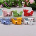 1pc Ceramic Chopsticks Holder Cute Dragon/pandan Shape Chopstick Stand Rest Rack Spoon Fork Holder For Dinner Table Decor. 