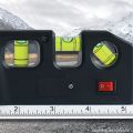 Multifunctional Laser Level with Tape Measure. 