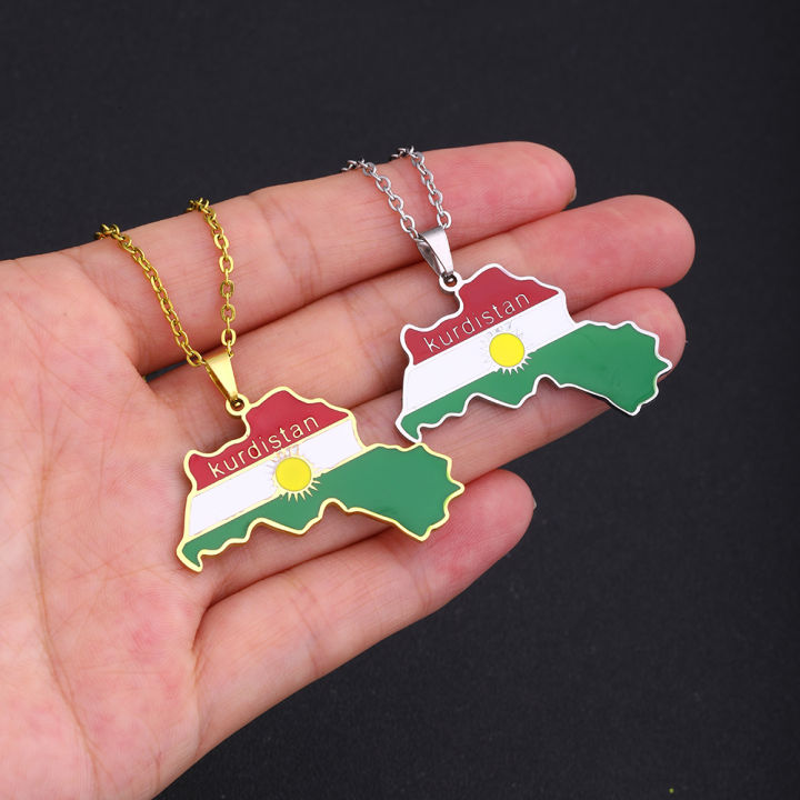 Kurdistan%20Map%20Flag%20Pendant%20Necklace%20Stainless%20Steel%20Gold%20Silver%20Color%20Men%20Women%20Country%20Map%20Jewelry%20Gift%20-%20Image%205