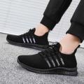 JEIKY. Men's Stay Real Pure Dark Bottom Sneakers Trendy Mesh Shoes #M711 (Standard Size). 