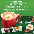 Nescafe Hazelnut Latte 3in1 24g sachet packet (Premix coffee). 