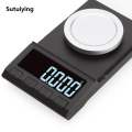 Sutuiying 100g/50g/20g/10g 0.001g Precision Digital Scale Portable Mini Jewelry Portable Gold Lab Weight Milligram Scale Electronic Balance Scale. 