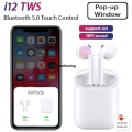 Headphones with Microphone TWS Ino i12 New Tecnpods 12 Wireless Headphones Earbuds Bluetooth Dual. 