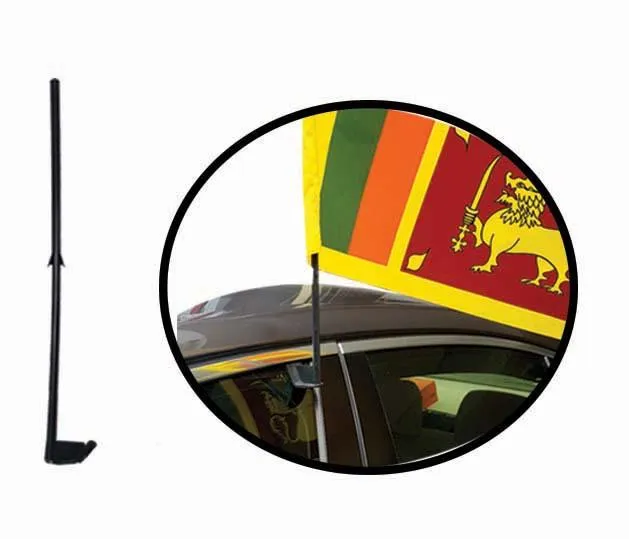 Jeewa Flag Pole - Black