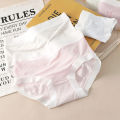 Modal underwear women's pure cotton crotch women's seamless mid waist thin comfortable triangle bottom pants. 