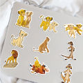 20/40pcs Lion King Stickers Simba Mufasa Timon Pumbaa Hakuna Matata Cartton Animated Animated Superhero Cartoon Stickers for Laptop Scrapbook Journal Kids Girls Boys Stickers. 