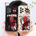 Jizetin for Huawei Y7A 2020 Back Cover Spider Superman Ladder Camera Soft Rubber Mobile Phone Case. 