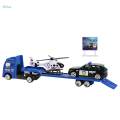1/64 Scale Tow Truck Pull Back Truck Educational Toys Crane Trailer Tow Truck Toy for Children. 