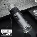 Tempered Glass Water Tea Filter Bottle Heat Resistant Tumbler Teapot Mug Cup Separation Infuser by Home Genie. 