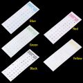 Letters Transparent PVC Keyboard Waterproof Self-adhesive Multicolor Cover Sticker Keyboard Protector. 