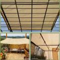 Outdoor Sun Shade Net Anti-UV HDPE Beige Garden Buildings Shelter Gazebo Pergola Sunshade Sail Balcony Furniture Canopy. 