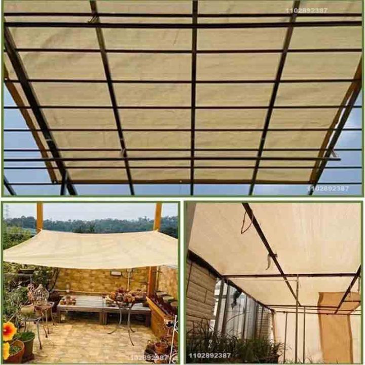 Outdoor%20Sun%20Shade%20Net%20Anti-UV%20HDPE%20Beige%20Garden%20Buildings%20Shelter%20Gazebo%20Pergola%20Sunshade%20Sail%20Balcony%20Furniture%20Canopy%20-%20Image%205