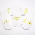 【WEJA】1Pair Bride Wedding Decoration Bridesmaid Party Slippers Ladies Party Supplies Disposable Items For Hotel Rooms. 