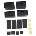4X Furniture Riser Skid Resistant Rubber L Shape Couch Risers For Bed Chair DC. 