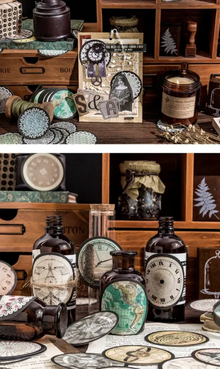 RHS%20Online%2030PCS%20Disc%20Engraving%20Series%20Textured%20Paper%20Stickers%20Album%20Diary%20Journal%20Decorative%20Crafts%20Scrapbooking%20DIY%20Sticker%20-%20Image%205