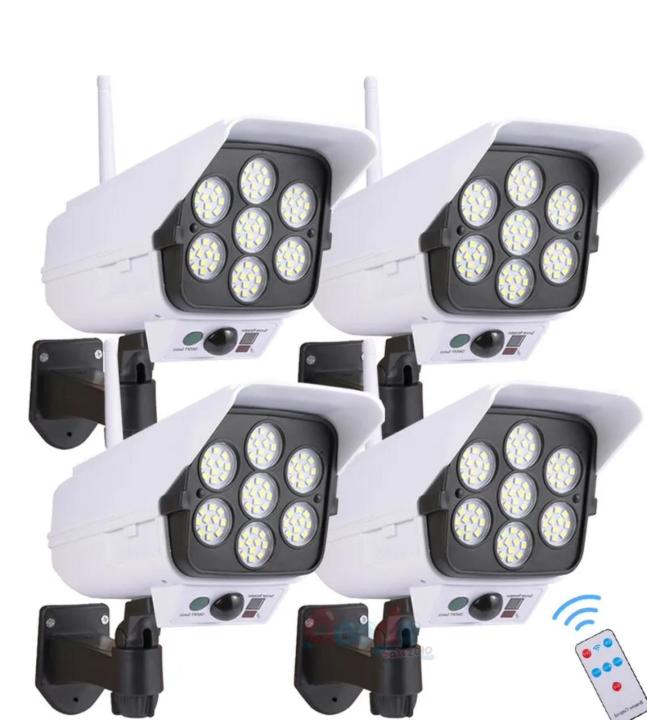 Solar Power Dummy Security Camera Fake LED Blink Light Outdoor Surveillance CCTV