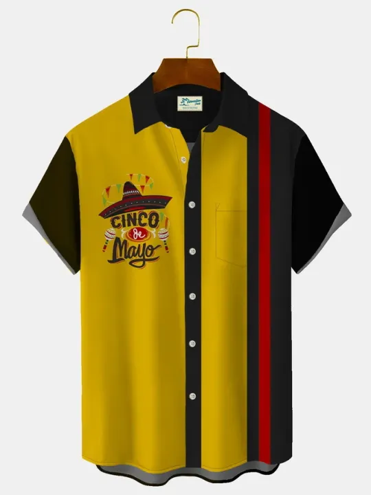 Foreign%20Trade%20Men's%20Lapel3dStriped%20Printed%20Shirt%20Men's%20Shirt%20AmazonebayForeign%20Trade%20Cross-Border%20Shirt%20-%20Image%202