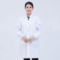 Work Clothes Men's and Women's Long Nurses' Uniform Doctor Medical Care Thin Student Long Sleeve White Gown Chemical Pharmacy Lab Coat. 