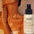 Bronzer Highlighter Liquid Setting Spray Illuminating Face Shimmer Long-lasting Brighten Glow Face Glow Highlighter Makeup Face. 