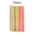 100~300pcs Straw Flexible Plastic Bendable Drinking Straw Household DIY Styling Kitchen Supply Portable TMZ. 