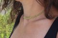 new style Peridot necklace peridot beaded necklaceChoker Beaded Necklace，Pearl Beaded Necklace，Natural Peridot Necklace. 
