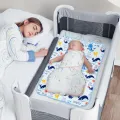 Waterproof cotton cot sheet medium size. 
