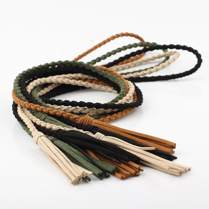 Female%20Braided%20Waist%20Belt%20%20Waistband%20Women%20Long%20Waist%20Rope%20Solid%20Color%20Thin%20Waist%20Chain%20Dresses%20-%20Image%205