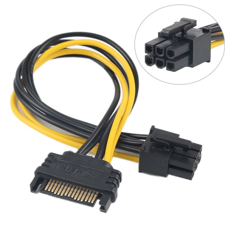 SATA%20Power%20to%206pin%20PCIe%20PCI-e%20PCI%20Express%20Adapter%20Cable%20For%20Video%20Card%20-%20Image%204