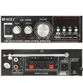 HiFi Stereo Audio MP3 Power Amplifier with Remote Control, Support FM USB SD MMC Card, Bluetooth. 