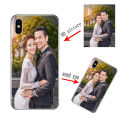 Customized DIY phone case for iPhone 15 13 x XS Max 8 7 plus iPhone 14 12 11pro Max se 2020 printed soft cover custom photo case.