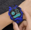 Men Sport Watches Waterproof Retro Digital Watch For Men LED Electronic Clock Design Nylon Military Man Wrist Watch. 