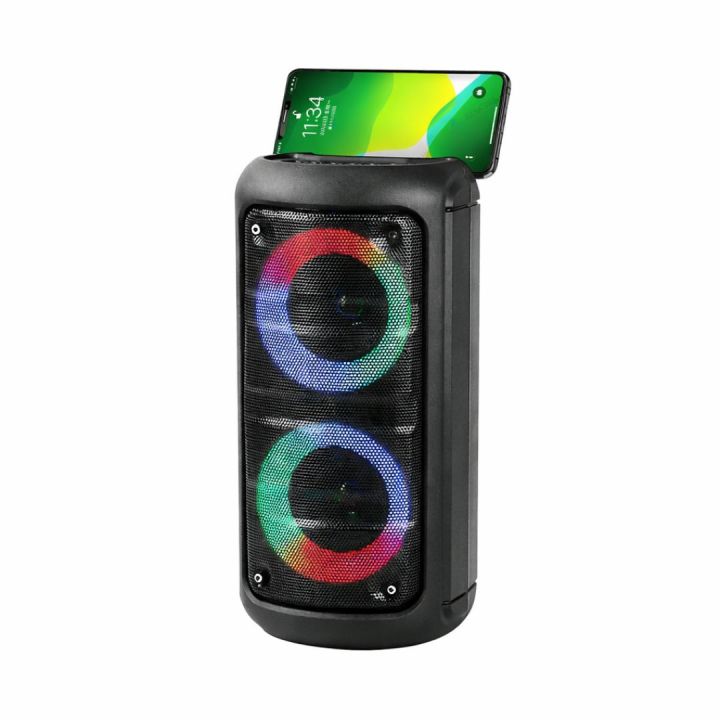 Bluetooth%20Rechargeable%20Speaker%20with%20FM%20Radio,%20AUX,%20TF%20Memory%20Card%20Reader%20and%20USB%20Pen%20Drive%20-%20Image%202