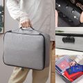 Bags Portable Ticket Card Women File Bag Storage Document Credit Briefcase Lock Holder For Password Folder Men Passport Large. 