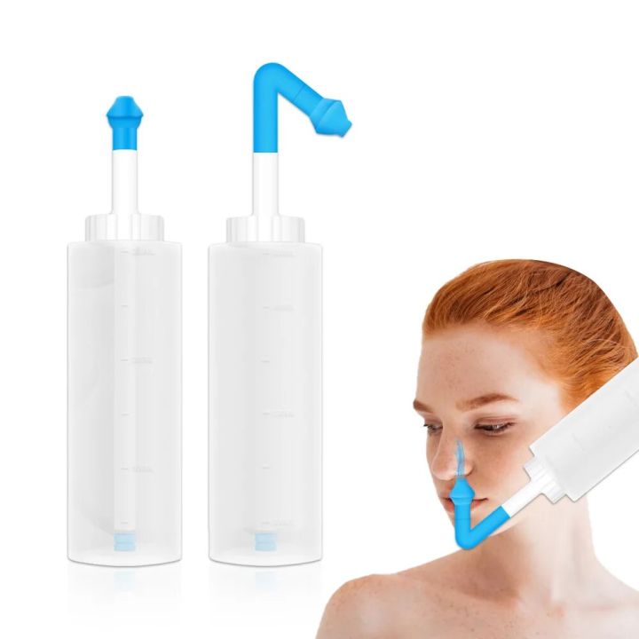 【hot】 300Ml Nasal Irrigator Nasal Wash Neti Pot Adult And Children Avoid Allergic Rhinitis Sinusitis Cure Nasal Wash Bottle Health