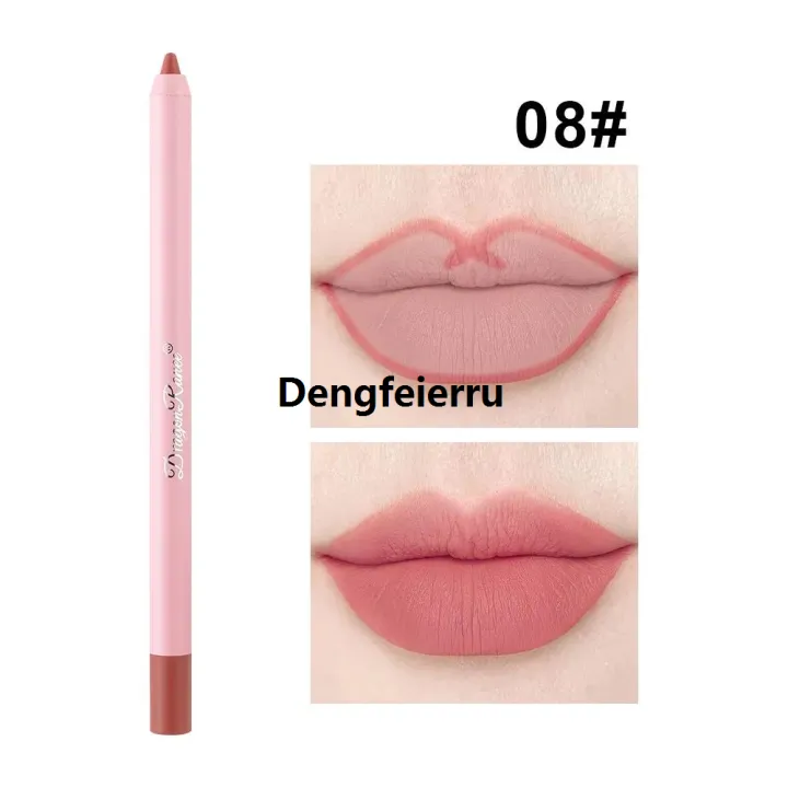 Dengfeierru%2012%20Colour%20Matte%20Lip%20Liner%20Pencil%20Carving%20Labial%20Makeup%20Lasting%20Brown%20Bargain%20price%20Lip%20Liners%20Waterproof%20Lipstick%20Pen%20Lip%20Contouring%20Cosmetics%20-%20Image%207