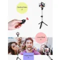 Selfie Stick with Bluetooth Remote Control Button. 