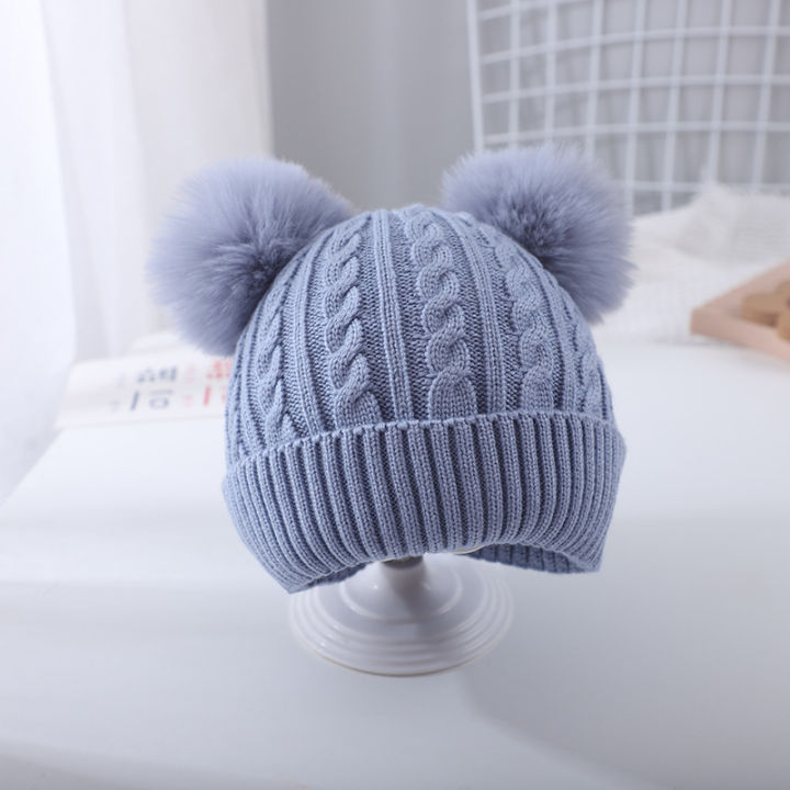 I%20Love%20Dad%20Double%20Pompom%20Baby%20Hat%20Twist%20Crochet%20Warm%20Kids%20Beanie%20Cap%20Solid%20Autumn%20Winter%20Children%20Bonnet%20Hat%20Kids%20Accessories%20-%20Image%202
