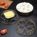 Stainless Steel Pot Pad Steamer Rack Thickened Double-Layer Wok Rack Kitchen Heat Proof Mat Anti-Scald Rack Multi-Functional Double-Sided Pot Rack. 