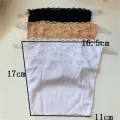 Lace Bra clip-on panel Seamless Adjustable Mock Lace mock camisole Clip-on Soft fabric Cleavage insert for  wear Party or event Deep neckline tops Nursing or breastfeeding moms Modesty cover up. 