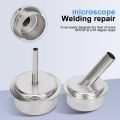 6Pcs Quick 861DW Hot Air Station Resisting Nozzles 3/4/6/8/10/12mm Nozzle Sleeve for PCB Microscope Soldering Repair. 