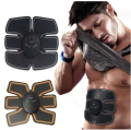 EMS Ab Muscle Enhancer for Core Workout, 6 Pack EMS Stimulator with Adjustable Intensity for Abdominal Training. 